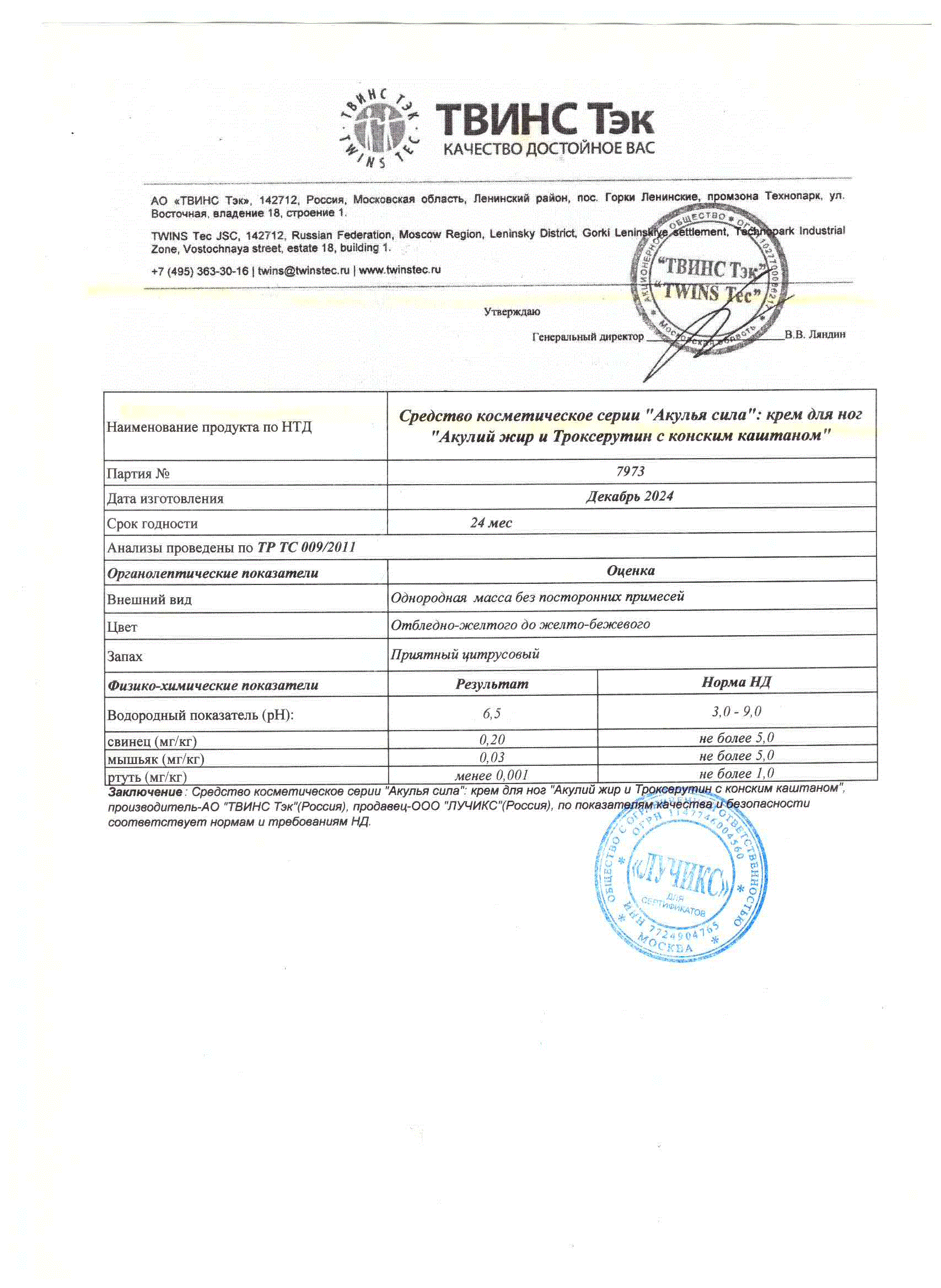 Паспорт №122024